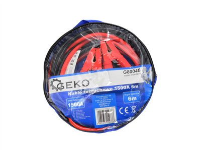 Startovací kabely 1500A 6m GEKO