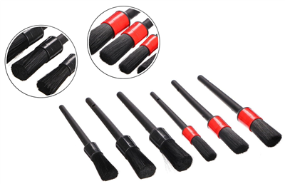 Sada precizních štětců pro čištění auta CAR DETAILING BRUSH 6, 6ks SIXTOL