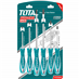 Šroubováky, sada 6ks, CrV, industrial TOTAL-TOOLS