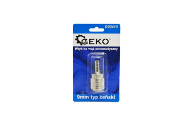 Rychlospojka vzduchová, vsuvka pro hadici, 9mm, samice GEKO