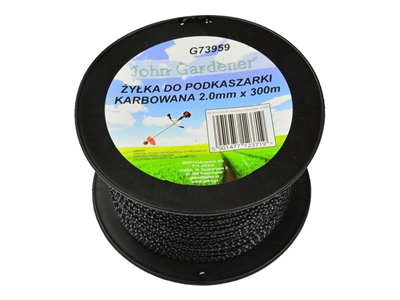 Struna do sekačky, 2,0mm x 300m, zvlněný profil GEKO