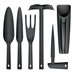 Sada ručního nářadí RESPANA GARDENING TOOLS SET černá, 6 ks 