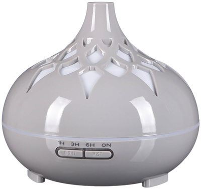 Aroma difuzer Palm šedý lesk 500ml SIXTOL
