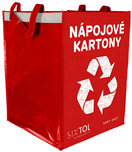 Sixtol SX4207 Taška na tříděný odpad SORT EASY CARTON, 30x30x40cm, 36l SIXTOL