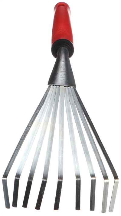 Jednoruční švédské hrabičky, délka 350 mm, ergonomická rukojeť SIXTOL