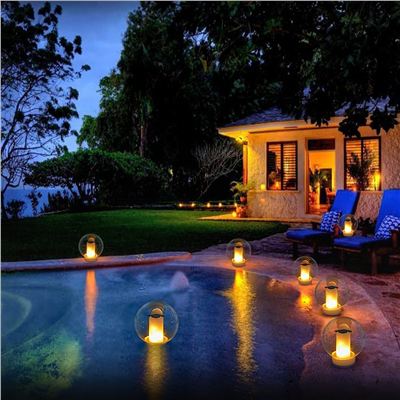 LED osvětlení FLAME solární WATERPROOF CATTARA