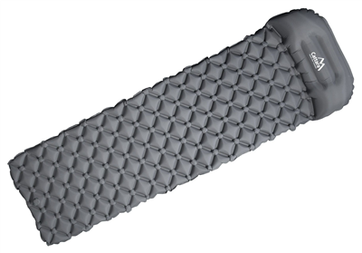 Karimatka nafukovací CRYSTAL 195x58x5cm šedá CATTARA