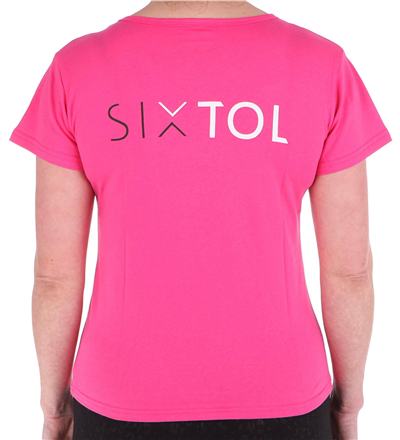 Tričko dámské T-SHIRT, růžová, velikost M, 100% bavlna SIXTOL