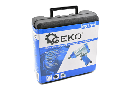 Pneumatický rázový utahovák 1/2", 300Nm s příslušenstvím GEKO