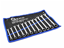 GEKO G10343 Klíče očkoploché ráčnové sada 12 ks 8 - 19mm GEKO