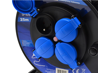 Kabel prodlužovací 3x1.5mm2, buben, 25m, IP44 GEKO