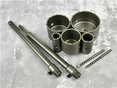 Korunkové vrtáky do betonu SDS-PLUS, SDS-MAX 30-100mm, sada 9ks GEKO