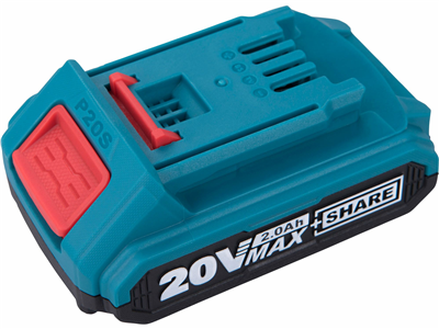 Vrtací šroubovák aku,1x2000mAh, 20V Li-ion, nabíječka 2h TOTAL-TOOLS