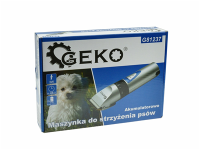 Aku stříhací strojek na psy 2.4V 2x baterie GEKO