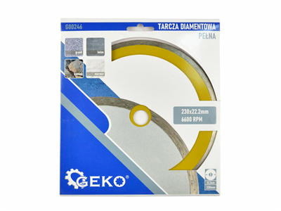 Kotouč diamantový plný 230x22.23mm GEKO
