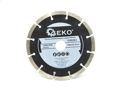 Diamantový kotouč, 150mm x 22,2mm GEKO