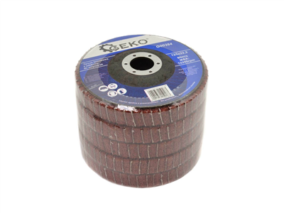 Netkaný nylonový saténový leštící kotouč, 125x22,23 mm GEKO