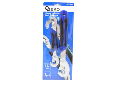 Hákový klíč 2ks, 9-32mm GEKO