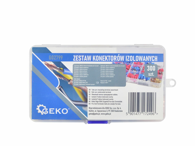 Izolovaný konektor, sada 300ks GEKO