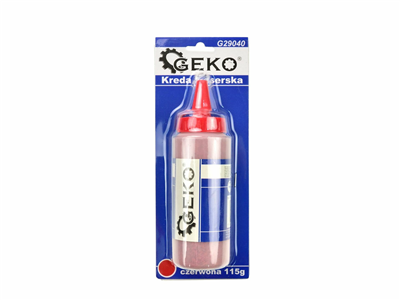 Křída značkovací 115 g červená GEKO