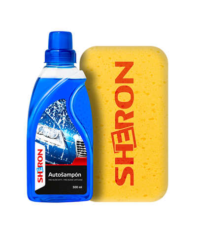 Autošampon 500 ml + houba