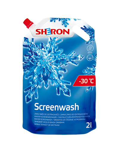 Zimní ostřikovač Softpack -30 °C 2 lt Citron
