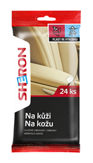 Sheron 1720014 Ubrousky na kůži 24 ks