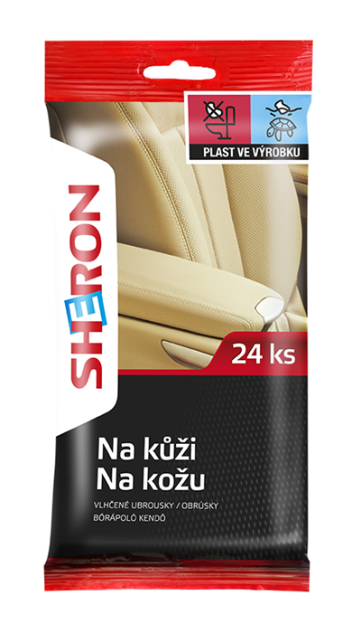 Ubrousky na kůži 24 ks