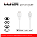Datový kabel type-C_Lightning MFI, 3 A, bílý, 100 cm