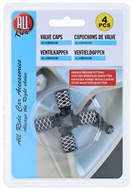 5800135 ALLRIDE Čepičky na ventilky Spirála, 4 ks