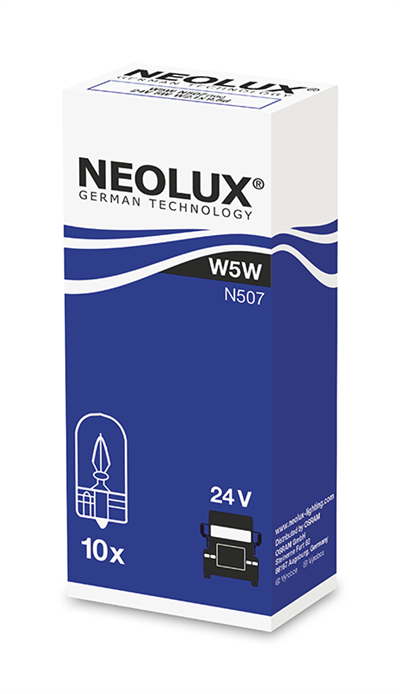 Žárovka pomocná W5W 24V N507-ks