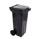 139197 Popelnice plastová, 120 l, černá