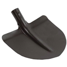 139301 Lopata srdcovka, bez násady, černá