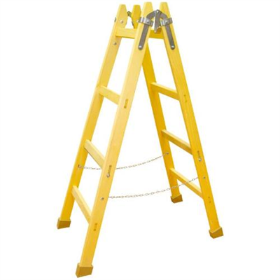 Štafle dřevěné PROFI, 5 příček, L = 166,5 cm, ENPRO