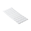 Walteco 148279 Sada filcových podložek, samolepící, bílá, 44 ks