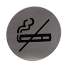 Walteco 148314 Znak rozlišovací Zákaz kouření, O 75 mm, samolepící, nerez