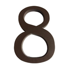 Walteco 148348 Číslo 8, 180 mm, plastová hnědá