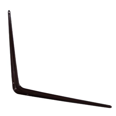Plechová konzole Ina 350 x 300 mm, 20 kg, hnědá