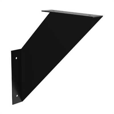 Konzole Flo, 20 x 20 cm, matná černá