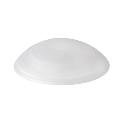 Zarážka dveřní, O 40 mm, transparentní, 6 ks