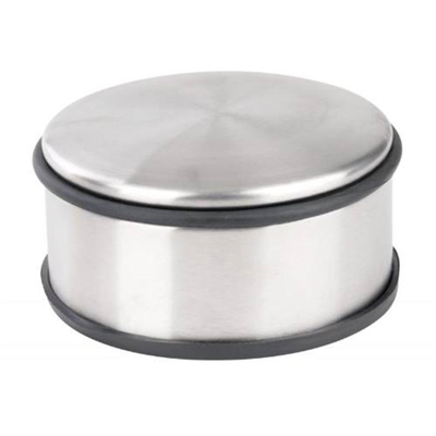 Zarážka dveřní, O 110 x 60 mm, 1,1 kg, nerez design