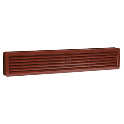 Mřížka větrací dveřní VMD, 500 x 90 mm, 2 ks, hnědá 0202