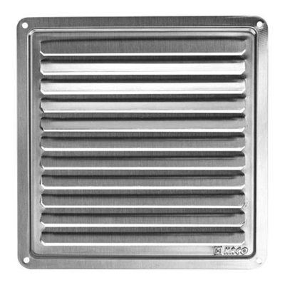 Mřížka větrací - krytka NVM, 150 x 150 mm K, nerez 0710