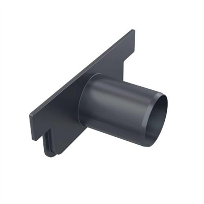 Čelo Low pro zaslepení konce žlabu s přítokem DN40