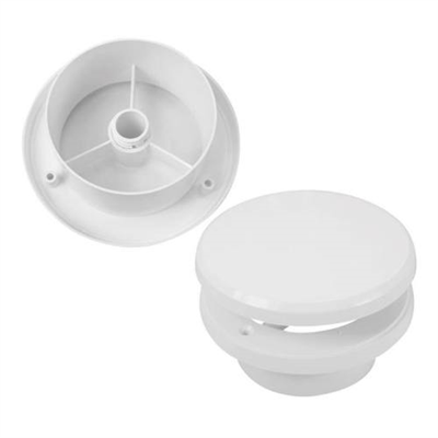 Ventil talířový s regulací TV O 100 mm, bílý 0420