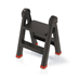Schůdky TITAN LADDER, černý 470 x 435 x 630 mm