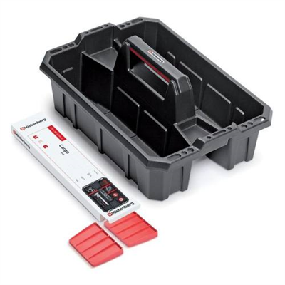 Přepravka na nářadí s přepážkami CARGO PLUS, 300 x 300 x 133 mm, Kistenberg