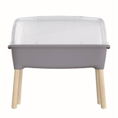 Sadbovač RESPANA PLANTER WOOD HIGH SET, 78 cm, šedý kámen