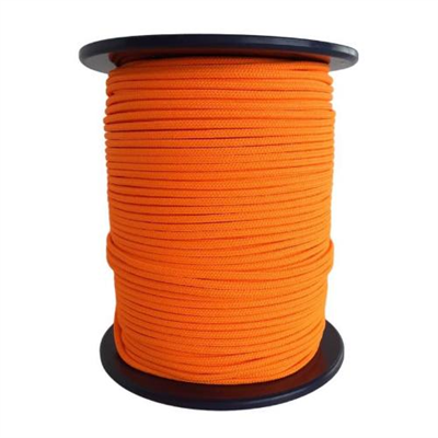 Šňůra pletená bez jádra PES 4 mm, 200 m, oranžová, ENPRO