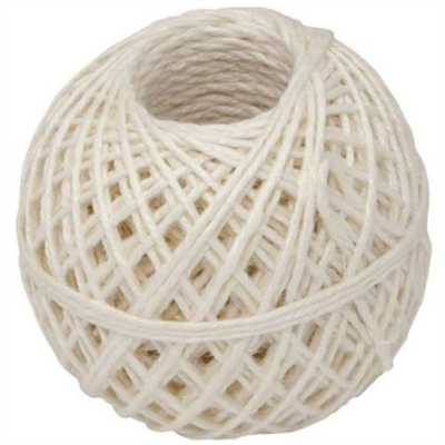 Motouz potravinářský lněný, klubko, 40 g, bílý